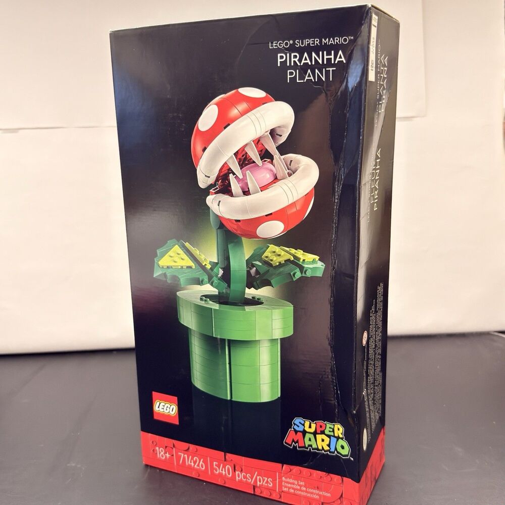 LEGO Super Mario Piranha Plant 71426 Imperfect Box Collectible 100%Authentic NIB